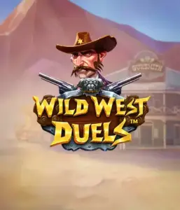  Immerse yourself in the wild world of "Wild West Duels" by Pragmatic Play, featuring a gritty gunslinger ready for a showdown. The image shows a fierce cowboy with crossed pistols, set against a dusty Western town. His intense eyes and authentic attire capture the essence of the Old West. The game's title is boldly presented in a striking font, complementing the adventurous theme. 